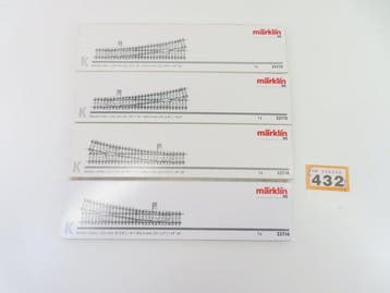Märklin H0 - 22716/22715 - Voie ferrée pour trains