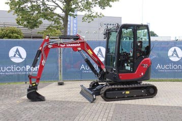 Veiling: Minigraver Yanmar SV22 Diesel 13.4kW 2024 Nieuw Nie, Ophalen