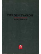 1994 CITROEN EVASION INSTRUCTIEBOEKJE NEDERLANDS