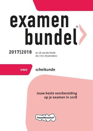 Examenbundel Scheikunde VWO 2017/2018 - van der Vecht, Verzenden, Nieuw