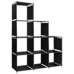 vidaXL Opbergkast trapvormig 130x45x170 cm stof, Verzenden, Nieuw