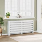 vidaXL Radiatorombouw 175x20x82 cm bewerkt hout wit, Verzenden, Nieuw