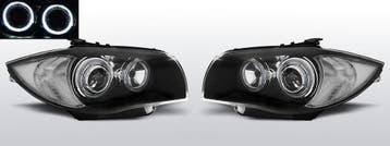 Koplampen Angel Eyes | geschikt voor BMW 1 Serie E87 / E81 2, Verzenden