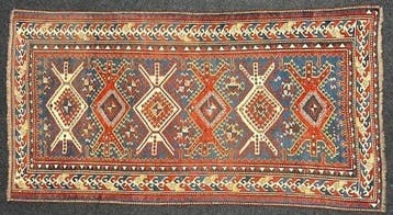 Kazak - Vloerkleed - 230 cm - 125 cm - tapijt, Nieuw