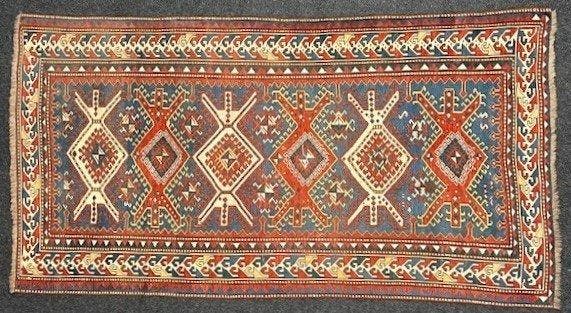 Kazak - Vloerkleed - 230 cm - 125 cm - tapijt, Huis en Inrichting, Stoffering | Tapijten en Vloerkleden