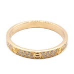 Cartier - Ring - Love ring, mini model, paved - 18 karaat