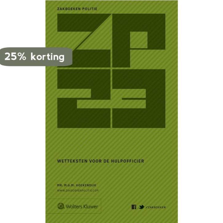 Zakboek wetteksten voor de hulpofficier 2023 9789013170481, Livres, Science, Envoi