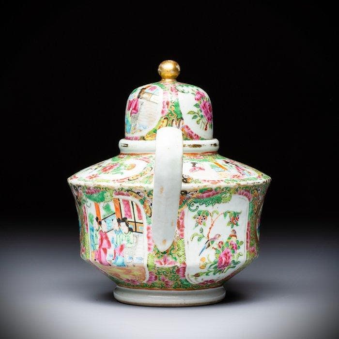 GEEN RESERVE - EEN GROTE ANTIEKE CHINESE ROSE MANDARIN, Antiquités & Art, Antiquités | Autres Antiquités