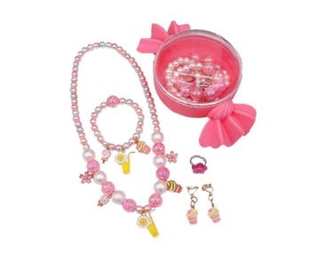 Prinsessenjurk - Juwelen set - Sweets - Kleedje, Verzenden, Nieuw