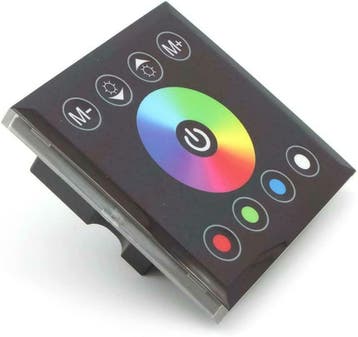 RGB Wandcontroller voor 220V RGB LED strip, Ophalen of Verzenden, Nieuw