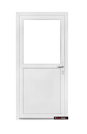 PVC Kunststof deur B85xH185 en B90xH190 buitendraaiend!!, 80 tot 100 cm, Minder dan 200 cm, Ophalen of Verzenden, Glas