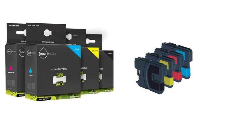 Brother  LC-980 serie  inktcartridges SET inktmedia huismerk, Computers en Software, Printers, Verzenden