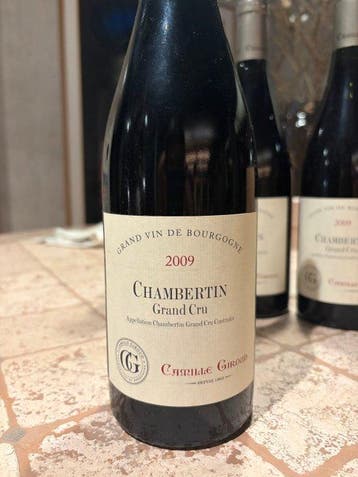 2009 Camille Giroud - Chambertin Grand Cru - 4 Bouteilles, Verzamelen, Wijnen, Nieuw