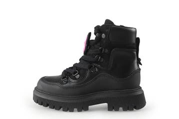 Nubikk Veterboots Meisjes in maat 25 Zwart, Kinderen en Baby's, Verzenden, Jongen of Meisje, Nubikk, Schoenen
