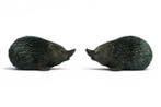 sculptuur, Pair of Charming Hedgehogs - 14 cm in length - 6