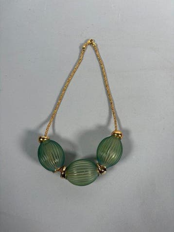 René Lalique - Synthetische edelsteen - Metaal, Cristal -