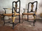 Fauteuil (2) - Bois, paille