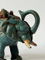 Spaarpot - Mechanische gietijzeren Olifant Spaarpot - IJzer