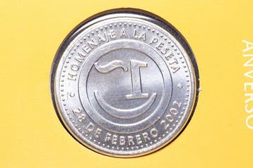 Spanje. 2 Pesetas 2002 - 28 de Febrero 202 De la Calle al