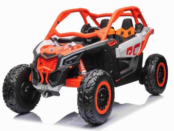 CAN-AM Maverick 2-persoons Buggy, 24v 7Ah, leder zitje, rubb, Ophalen of Verzenden, Nieuw