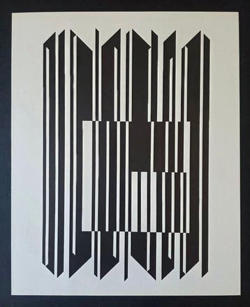 Victor Vasarely (1906-1997) - Leyre II, 1956-1962 , tirage, Antiek en Kunst