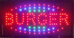 Burger lamp LED verlichting reclame bord lichtbak #C2, Verzenden, Nieuw
