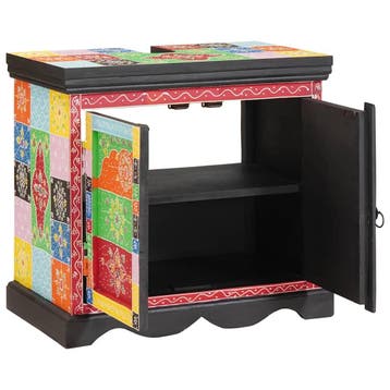 vidaXL Wastafelkast Bruin 60 x 35 x 55 cm Massief Mango Hout, Verzenden, Nieuw