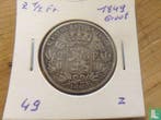 België 2½ franc 1849 (groot hoofd), Verzenden, Losse munt