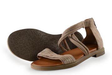 Omoda Sandalen in maat 37 Beige, Verzenden, Beige, Omoda, Sandalen of Muiltjes