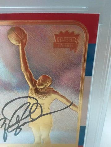 1998 Fleer 23KT Gold Michael Jordan 1986 Rookie - Prism Holo, Nieuw