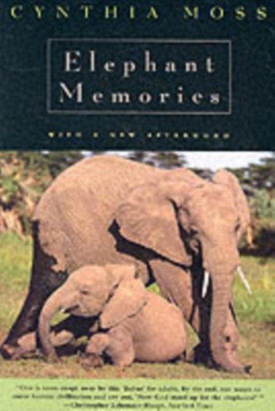 Elephant Memories 9780226542379 Cynthia Moss, Boeken, Taal | Engels, Zo goed als nieuw, Verzenden