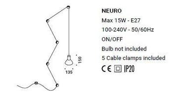 Davide Groppi - Beppe Merlano - Plafondlamp - Neuro -