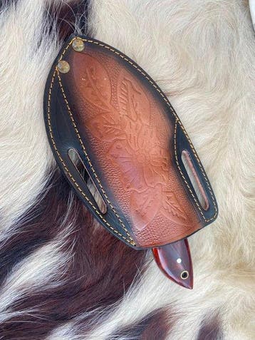 Couteau de cuisine - Couteau de chasse fait à la main, à