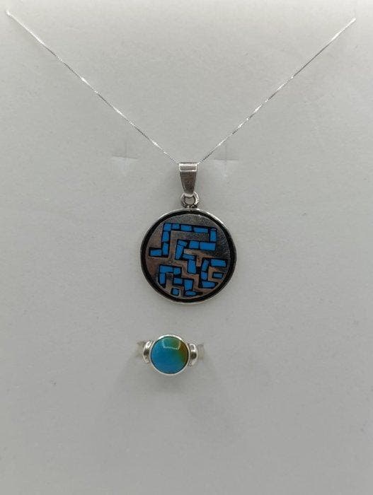 Sans prix de réserve - Ensemble de bijoux 2 pièces Argent,, Bijoux, Sacs & Beauté, Bijoux anciens