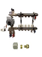 Basic RVS verdelers met wilo pomp - 1 tot 10 groepen, Ophalen of Verzenden, Nieuw