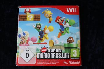 New Super Mario Bros Wii Nintendo Wii Cardboard Sleeve, Verzenden, Nieuw