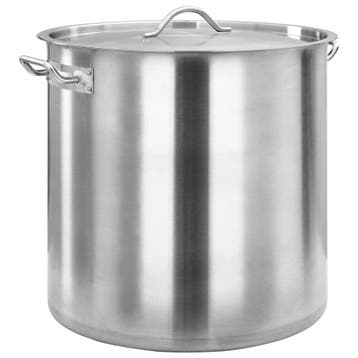 vidaXL Kookpan 98 L 50x50 cm roestvrij staal, Huis en Inrichting, Keuken | Potten en Pannen, Verzenden, Nieuw
