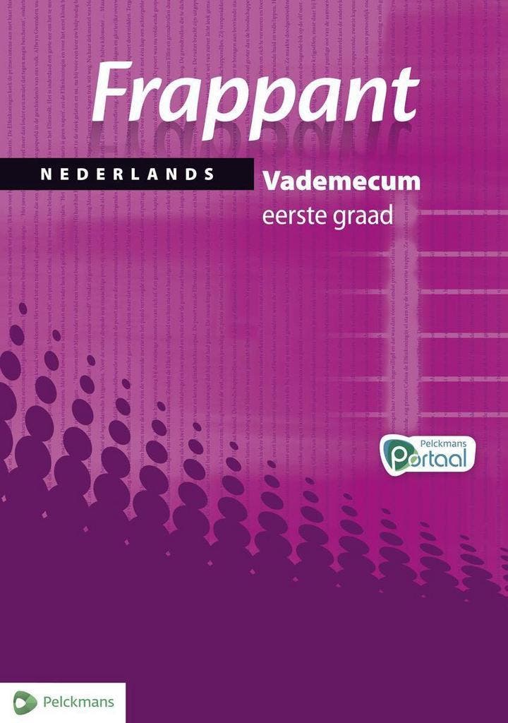 Frappant Nederlands Vademecum Eerste graad (incl. Pelckmans, Boeken, Schoolboeken, Zo goed als nieuw, Verzenden