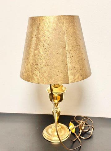 Stunning Antique “Pigeon style - Tafellamp - Verguld brons -, Antiek en Kunst