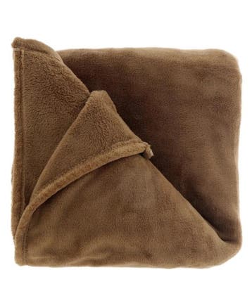 EcoLiving Plaid Baily Coconut - 130x180 cm, Verzenden, Nieuw