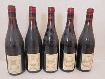 1968 Giordano - Barolo Riserva - 5 Flessen (0.72L), Nieuw