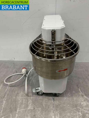 RVS Saro Spiraalkneder deegmenger deegmixer 25 liter 400V, Zakelijke goederen, Horeca | Keukenapparatuur, Ophalen of Verzenden