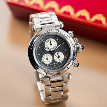 Cartier - Pasha de Cartier Chronoflex - 1352-1 - Heren -