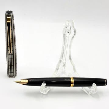 Platinum - Vintage Pocket Pen - Grid Cap - 14K Nib - Zonder