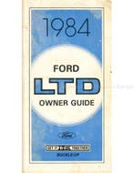 1984 FORD LTD INSTRUCTIEBOEKJE ENGELS (USA)