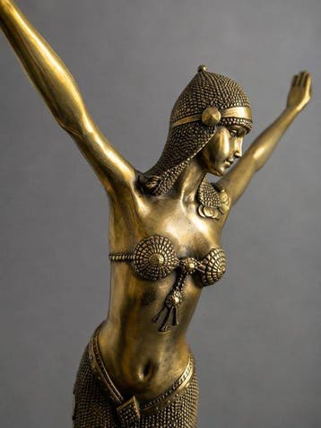 D.H. Chiparus - after - sculptuur, Art Deco – The Dancer of
