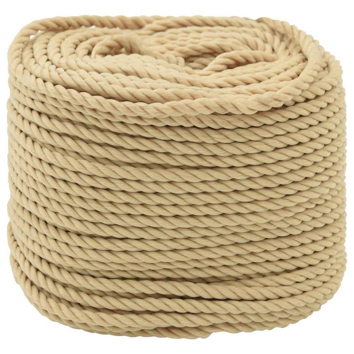 vidaXL Boottouw 250 m 0.6 Naturel PP, Bricolage & Construction, Quincaillerie & Fixations, Envoi