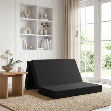 vidaXL Vouwbare Sofa Bed 160 x 67 x 45 cm Zwart, Verzenden