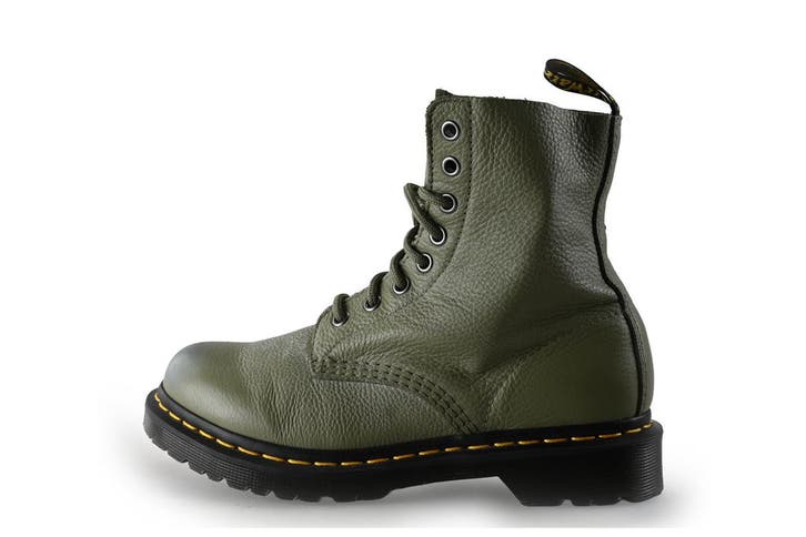 Dr. Martens Veterboots in maat 38 Groen, Kleding | Dames, Schoenen, Groen, Zo goed als nieuw, Overige typen, Verzenden