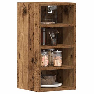 vidaXL Bovenkast Riga 30x29,5x60 cm bewerkt hout oud, Huis en Inrichting, Verzenden, Nieuw